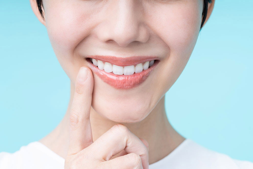 仮のかぶせ物で入念なチェック
